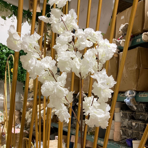 Cherry Blossom Sakura Cream/white wedding decoration silk fake flower