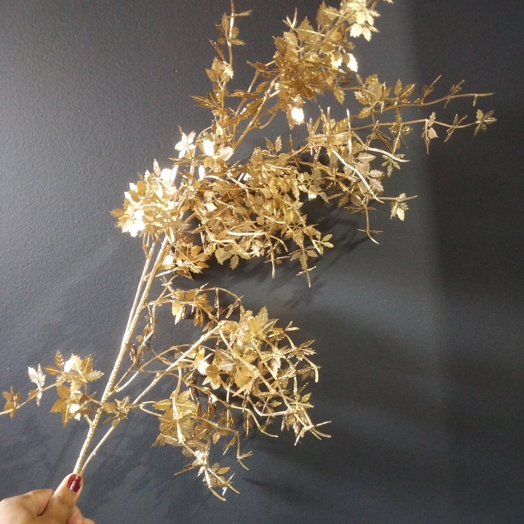 Lucky 🍀 flower Spray gold color wedding greenery filler