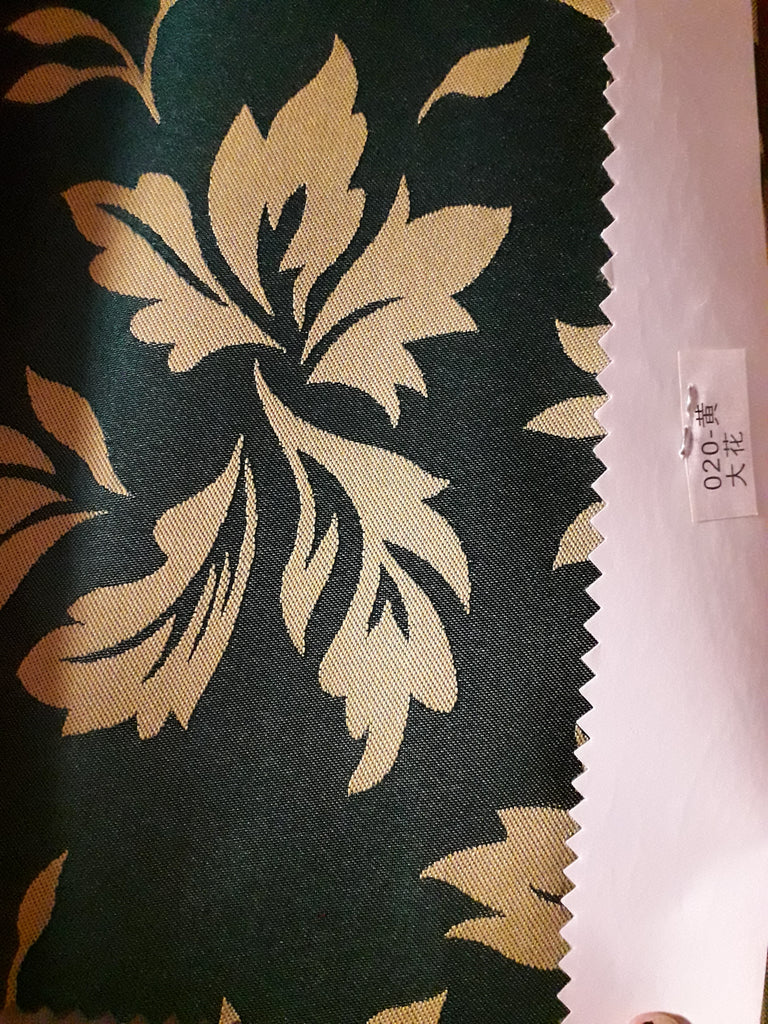 Sequin Table Cloth Square 90"x156 (dark green with leaf)- 020
