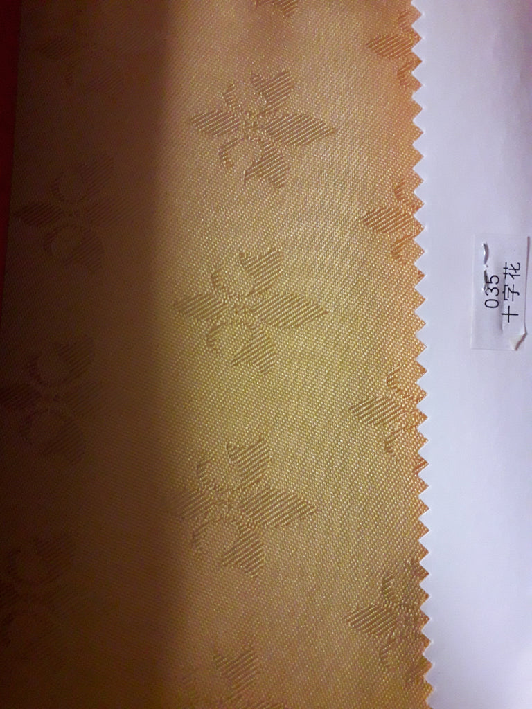 Sequin Table Cloth Square 90"x156 (yellow with small flowers)- 035