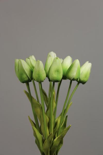 12xReal Touch PU flower Tulip artificial wedding decor Floramatique (Yellow)-E6E378A0 - Viva La Rosa