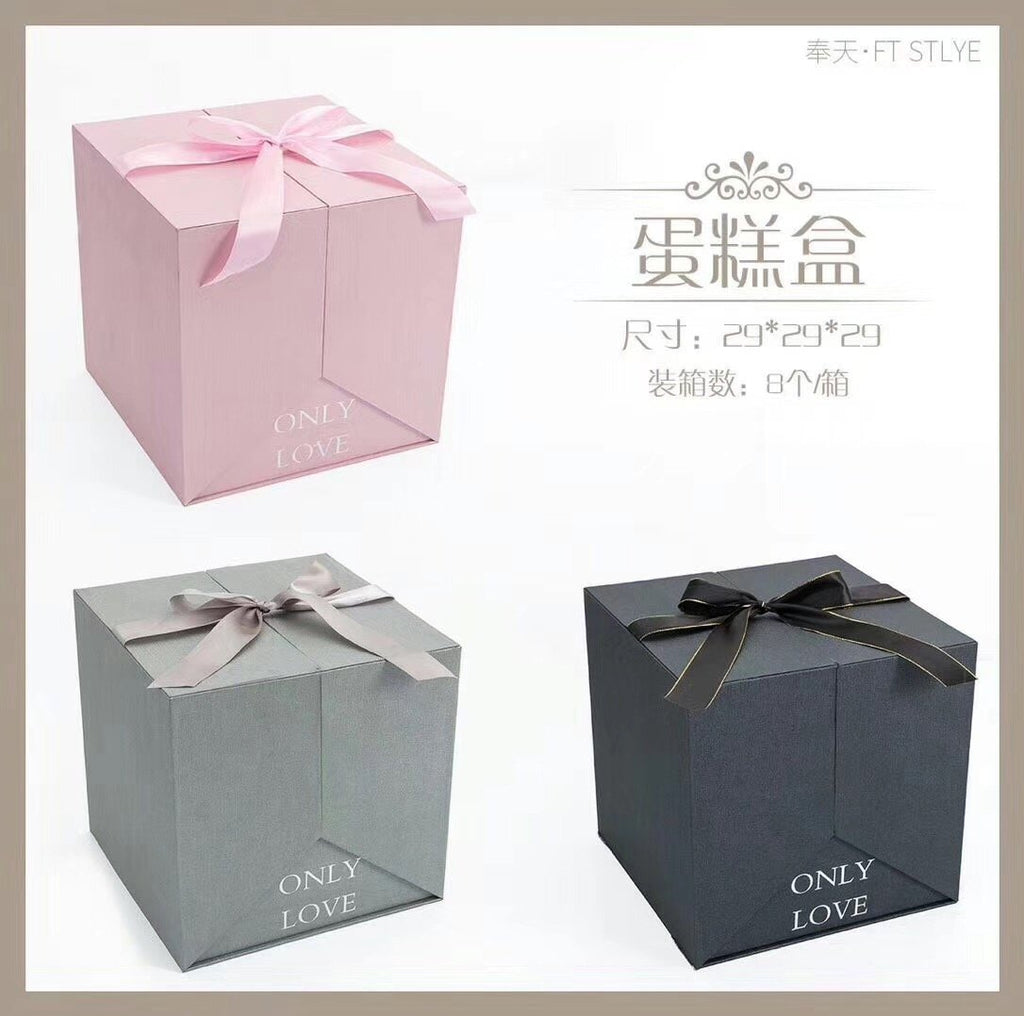 Cardboard box For fresh or preserved Flowers - Richview Glass Wedding Supplies