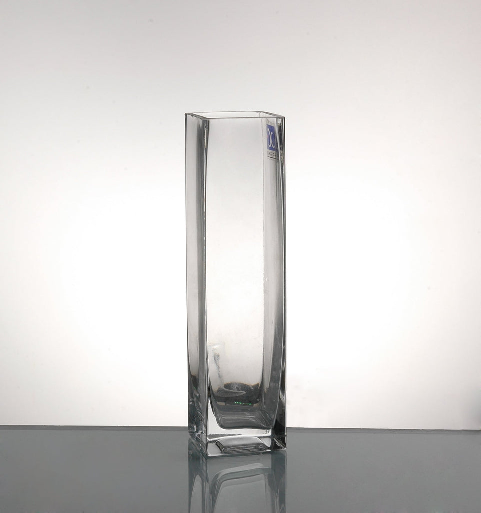 2"x2"x7"H Bud square Vase Small vase wedding centerpiece - Richview Glass Wedding Supplies