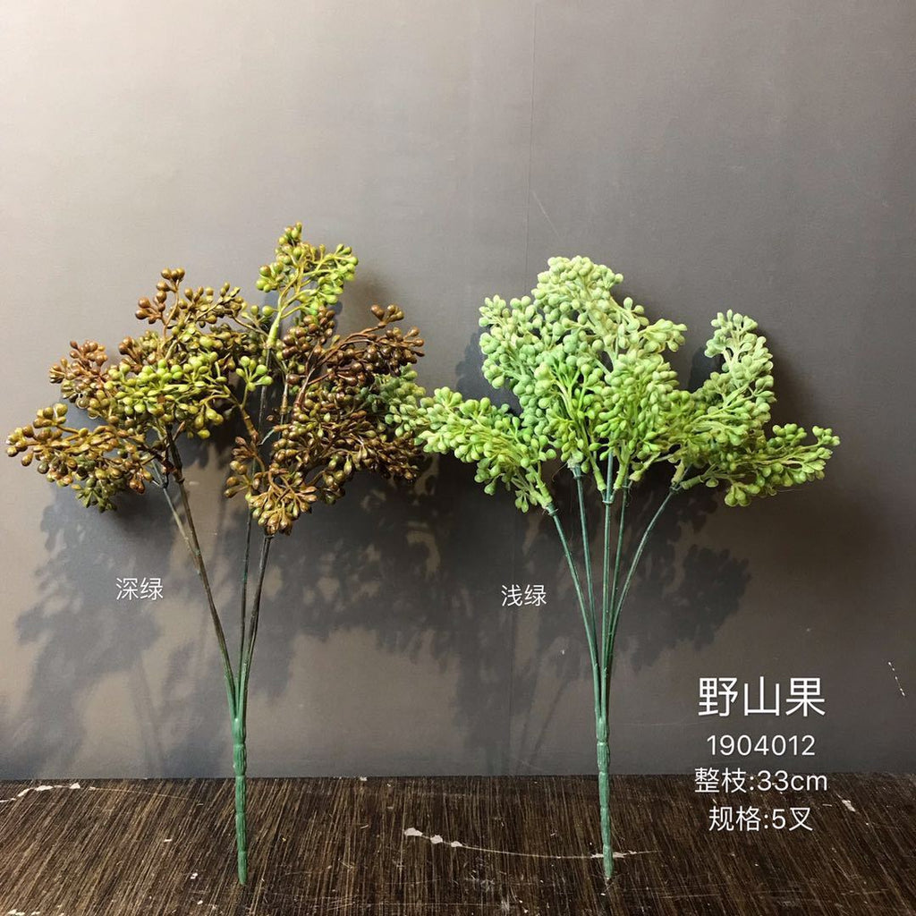 Light Green BERRY ARTIFICIAL FLOWER New filler Greenery