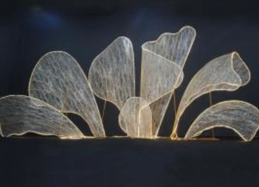 Gold petal Metal Backdrop Stand 3m tall