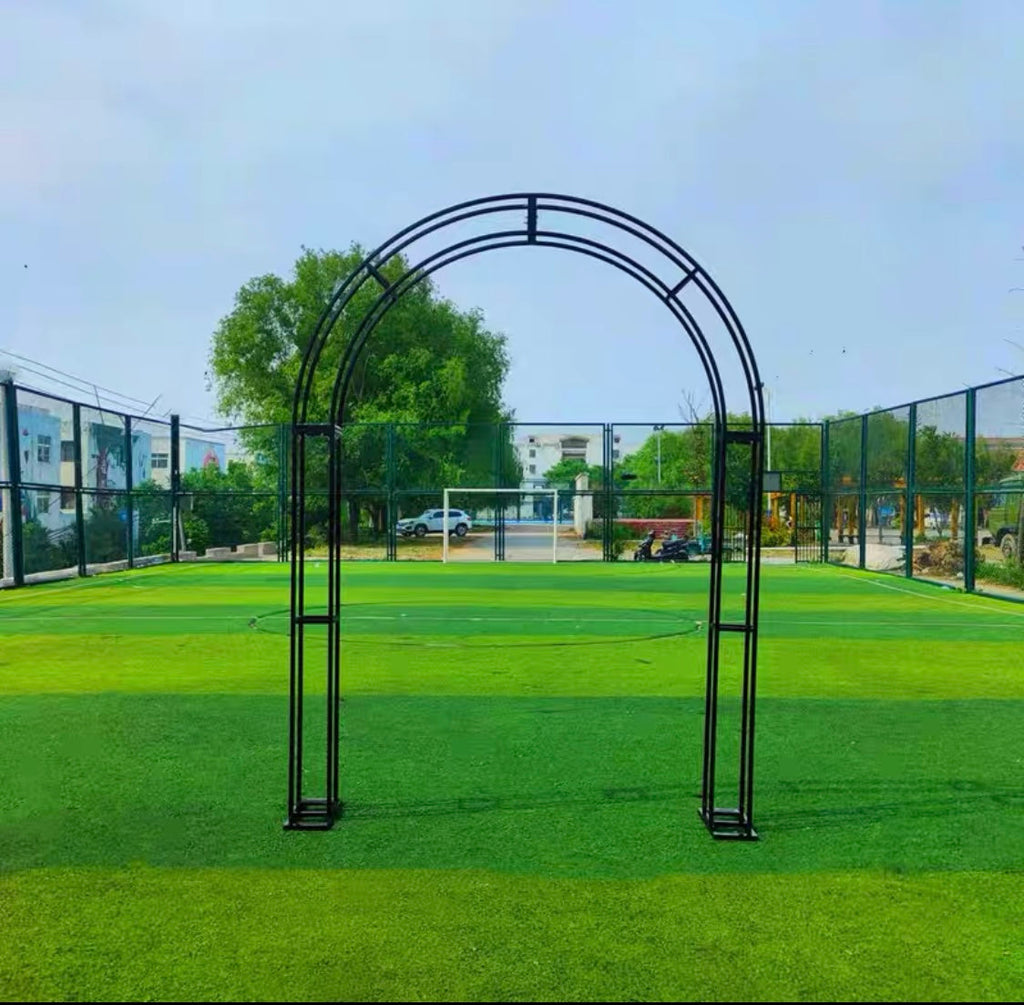 Metal Backdrop Stand Round Arch u shape black