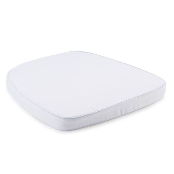 Clear Chiavari Chair cushion white Viva La Rosa