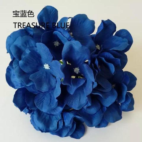 Dark/Royal Blue HYDEANGEA FLOWER ARTIFICIAL FLOWER HEAD WEDDING DECOR - Viva La Rosa
