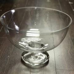 GLASS BOWL VASE 14"W X 9.5"H WEDDING CENTERPIECE - Richview Glass Wedding Supplies