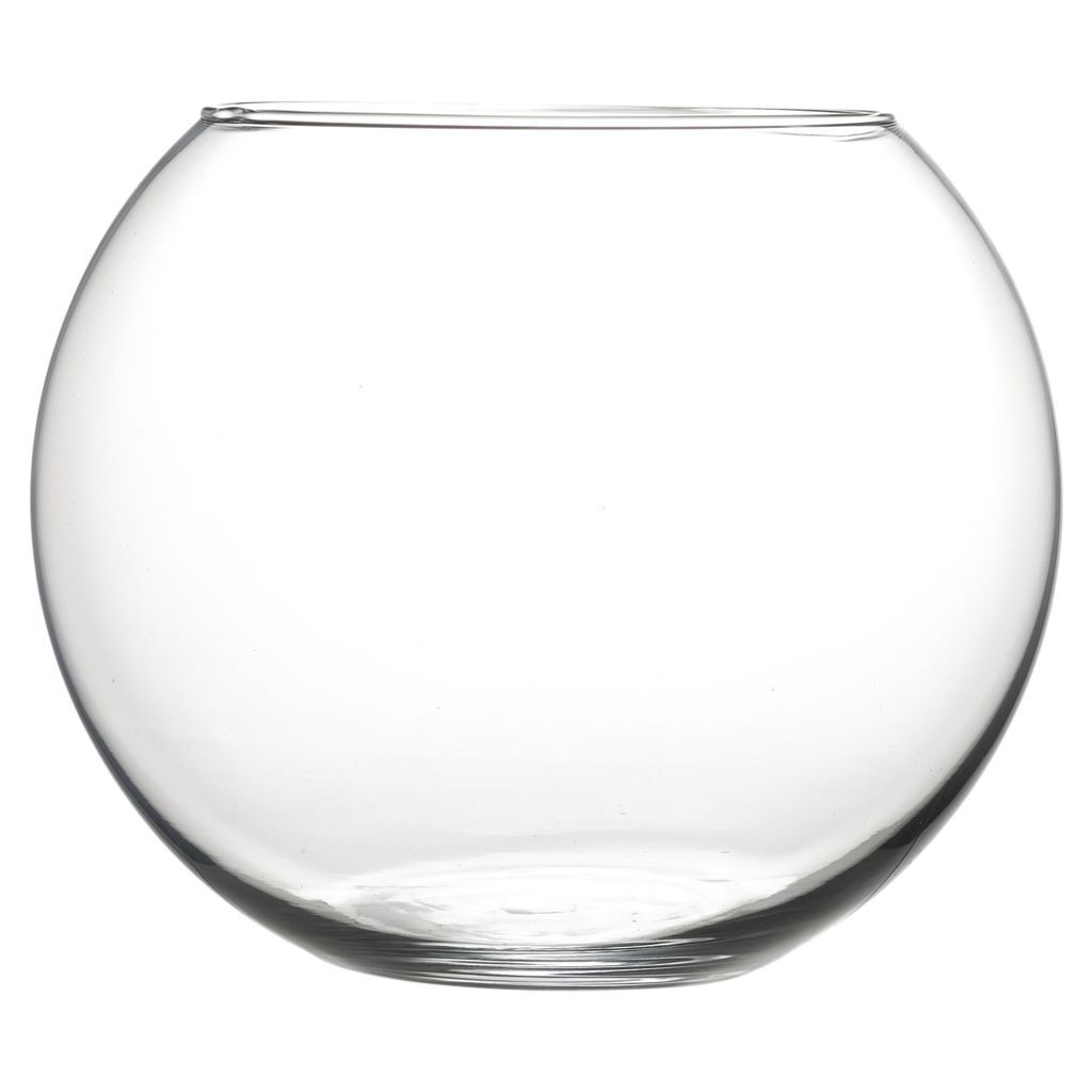 6" H Fish Bowl Vase - Viva La Rosa