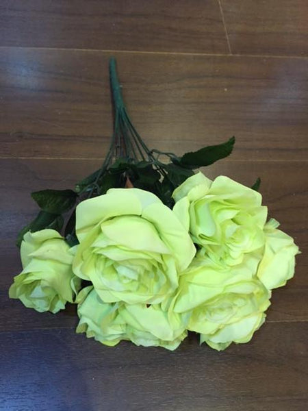 Cream Artificial Diamond Rose Bunch 10 head - Viva La Rosa