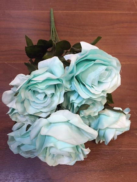 Cream Artificial Diamond Rose Bunch 10 head - Viva La Rosa