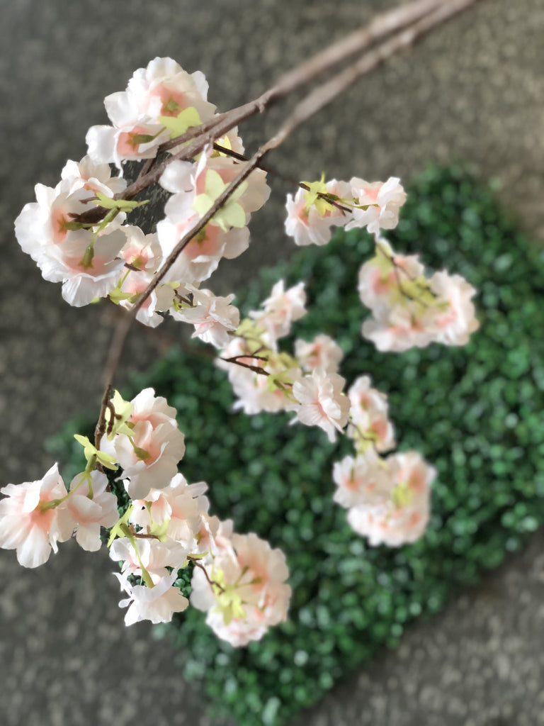 Artificial Cherry Blossom Hanging blush wedding decoration silk flower - Viva La Rosa