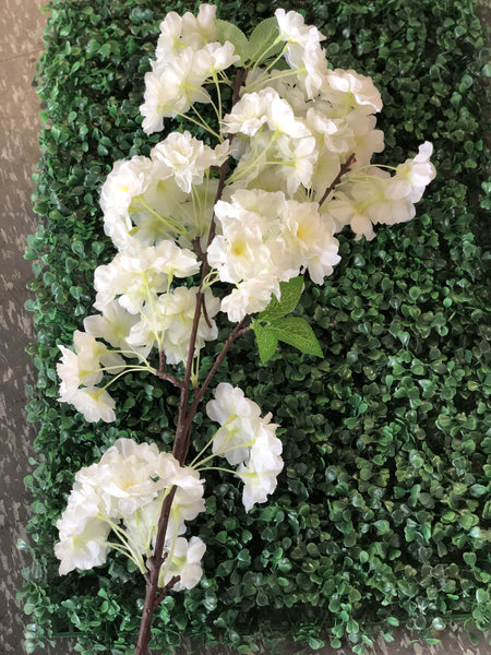 Artificial Cherry Blossom Sakura Cream wedding decoration silk fake flower - Viva La Rosa