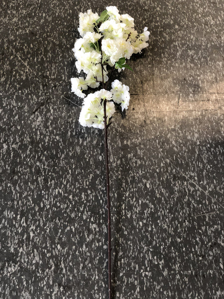 Artificial Cherry Blossom Sakura Cream wedding decoration silk fake flower - Viva La Rosa