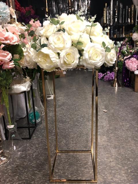 Xl Cream Flower Rose Peonies Euc Arrangement #08