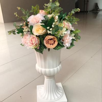 Artificial Flower Rose Hydrangea Arrangement Champagne #2 - Viva La Rosa