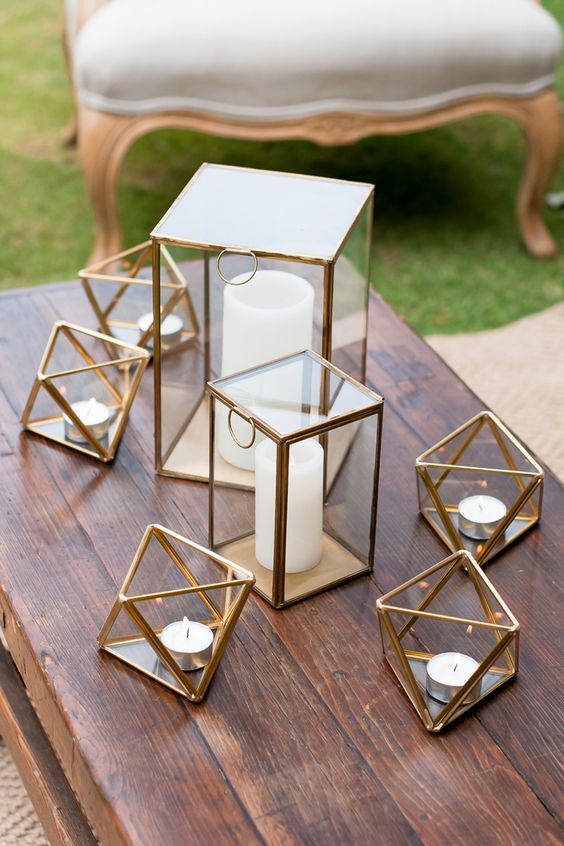 candle holder geometric candleholder