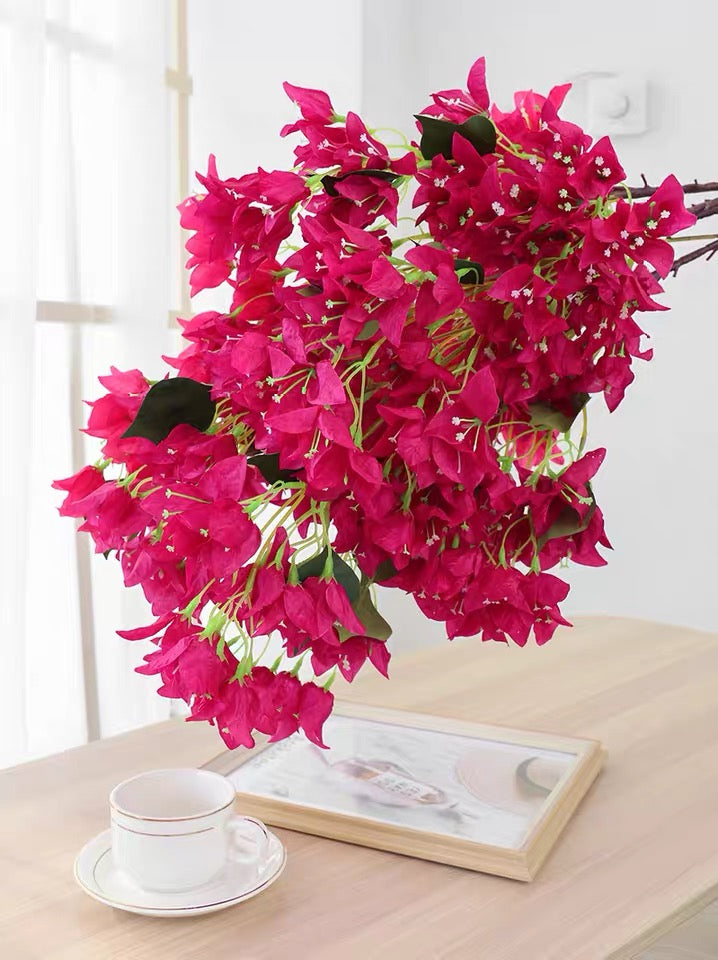 Bougainvillea purple pink wedding decoration silk fake flower