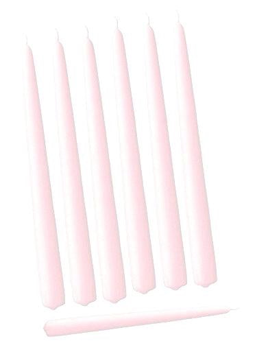 Pack of 12 Red taper Candle 10”