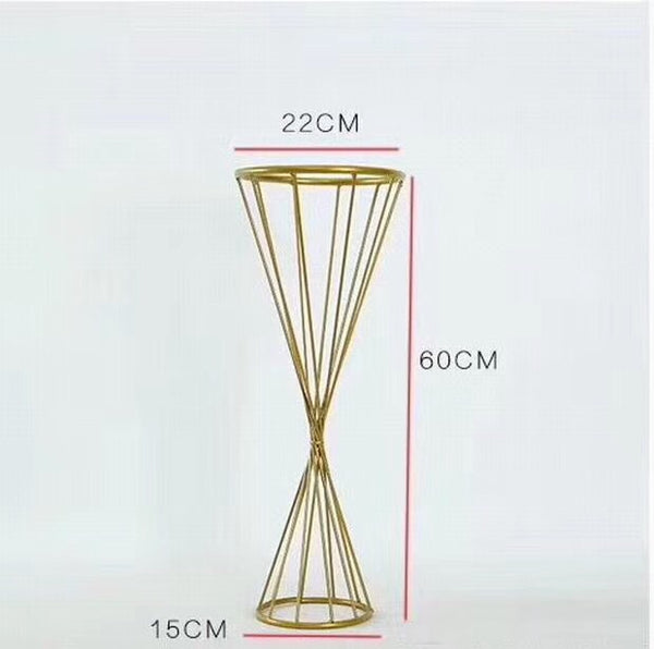 Reversible triangle stand VR0041-(Gold)-REV1 h: 24”