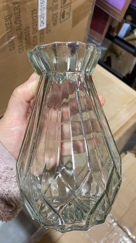 Small Blue Bud Vase Glass