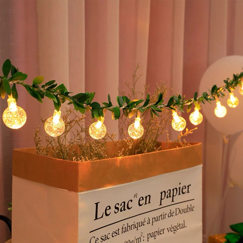 Long Garland Greenery 3 meters with Light š” USB charge