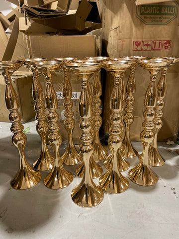 20” TALL metal mermaid stand gold CANDELABRA CANDLE STICK CANDLEHOLDER CANDLESTICK metal stand-GOL1-3