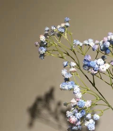 Blue Baby’s breath Gypsophilia PVC artificial flower