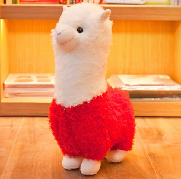 15" llama plush toy with red pants Viva La Rosa