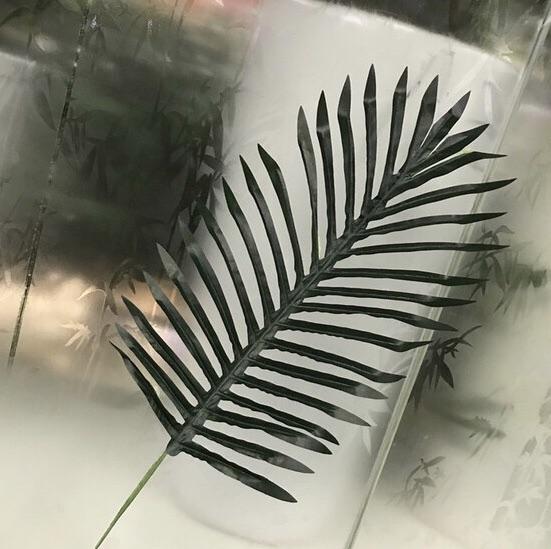 Phoenix palm green LEAF FOR WEDDING ARTIFICIAL FLOWER greenery