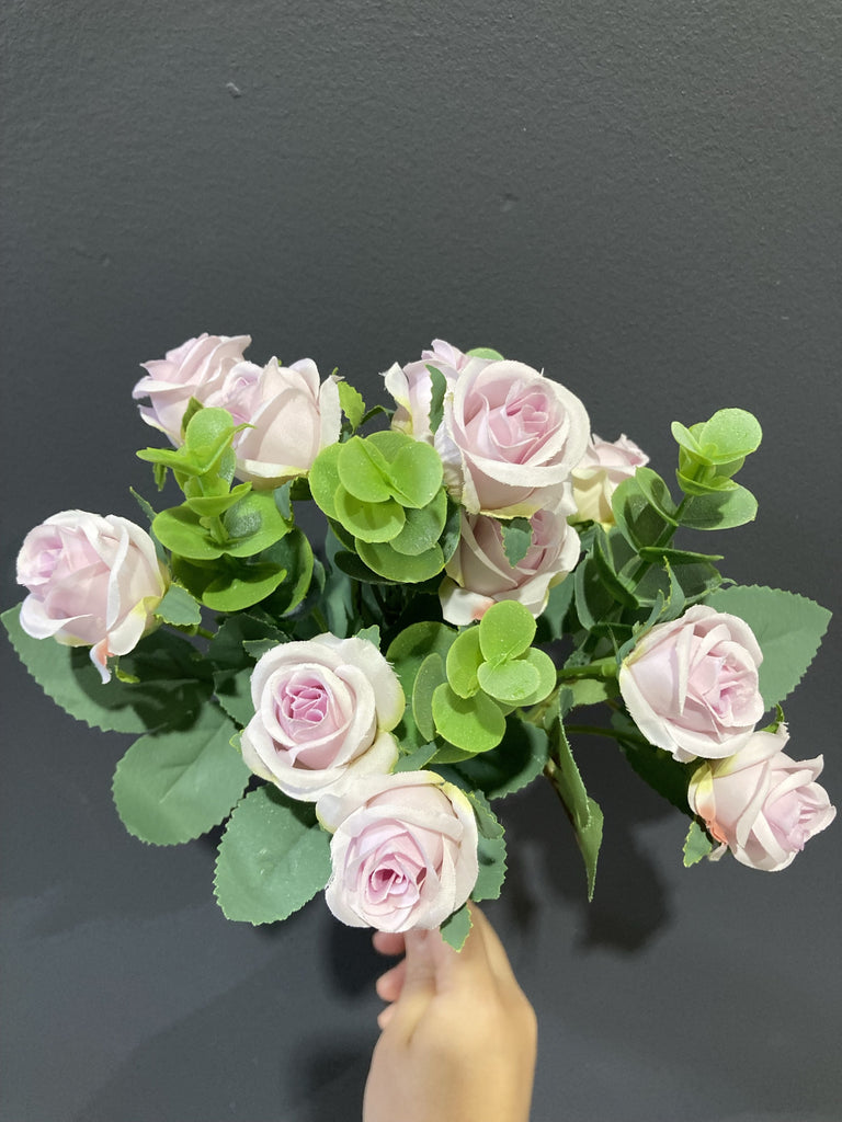 Mini rose bunch Lilac Artificial Flower