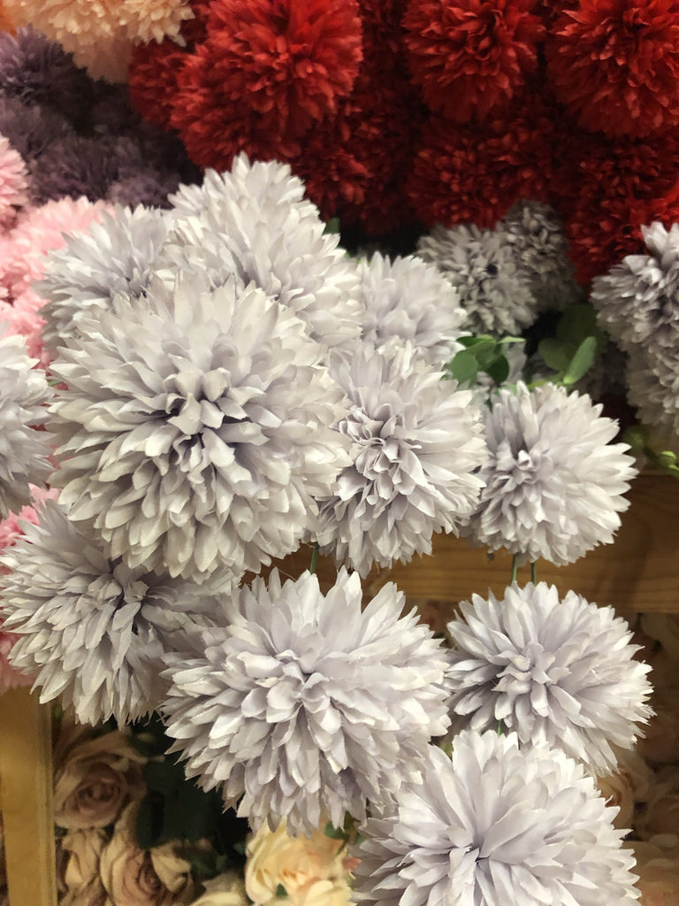 New light purple Pom Artificial Filler Flower