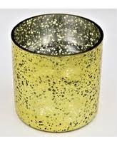 Mercury Gold 5" Cylinder Vase Machine made mm
