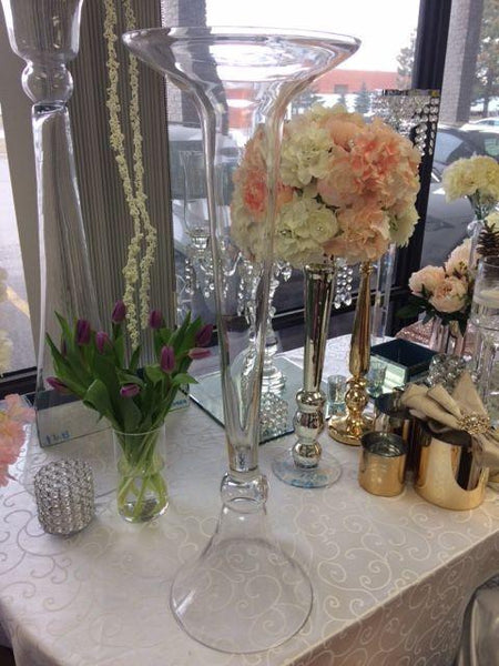 32" Reversible Trumpet Thin Vase MV211 - Viva La Rosa