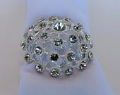 Dome Rhinestone Napkin Ring - Viva La Rosa