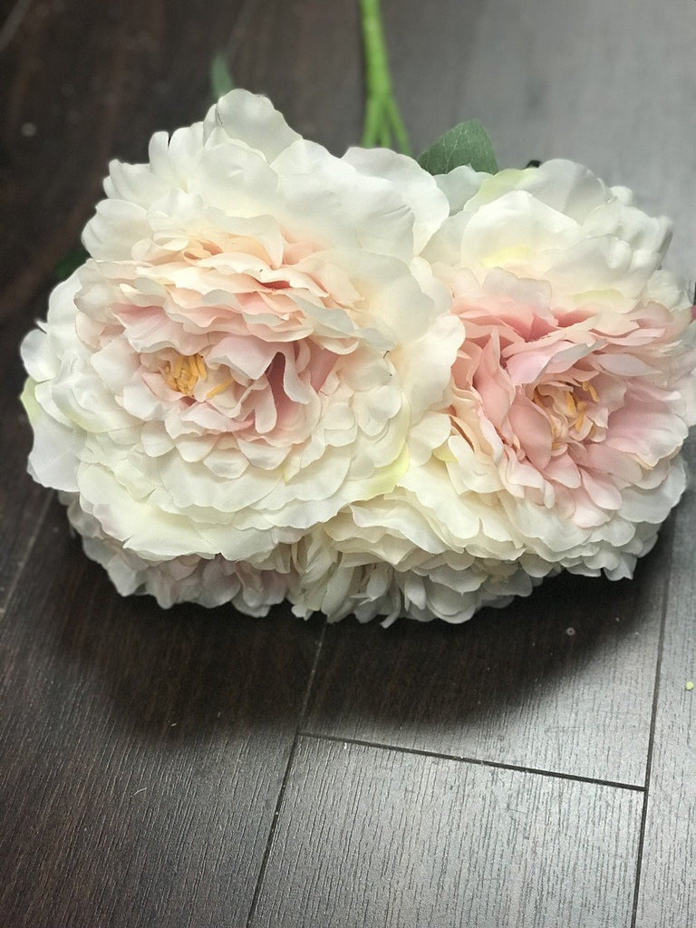 5xJumbo Peonies Artificial Flower (Red) JUM4 - Viva La Rosa
