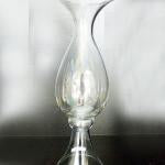 Wedding Decorations 24"x7"H tall Reversible Sapphire Vase-#1611 - Richview Glass Wedding Supplies