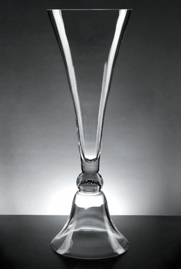 Centerpiece Vase 24" Clarinet Reversible Vase – V3763 - Viva La Rosa