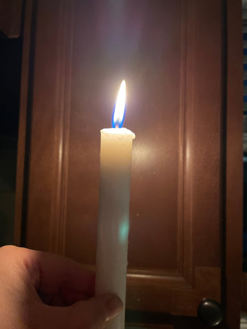 New 10” long Pack of 12 white taper Candles wedding decor thick