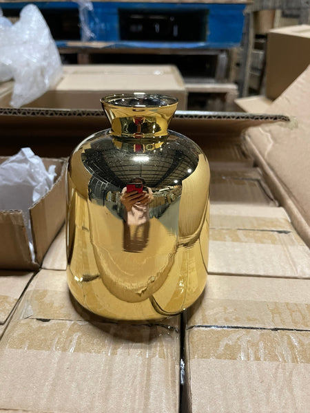 4.3" Gold Bud Vase (M) XDG2024G-1G Small vase wedding centerpiece