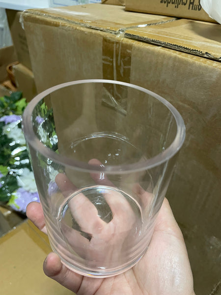 4”Hx3"D Clear Cylinder Vase MV933-10