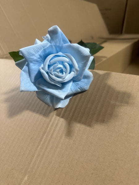 New Light Blue Moist TouchT Open Rose
