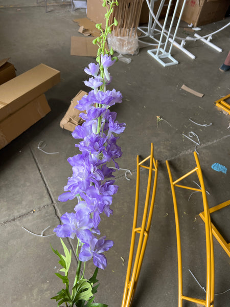 New Long Stem Artificial Silk flower Delphinium (Lilac)