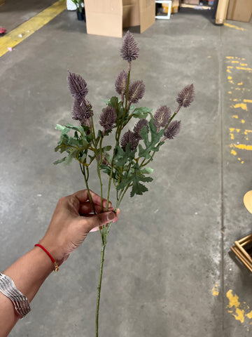 Dusty purple Bunny Tail Spray Artificial Flower