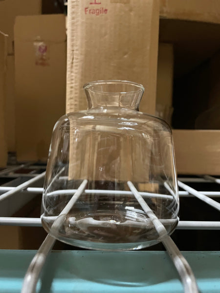 3" Clear Bud Vase (S) round vase wedding centerpiece bubble