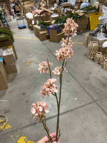 Artificial Peach Blossom Blush wedding decoration silk flower Japanese cherry