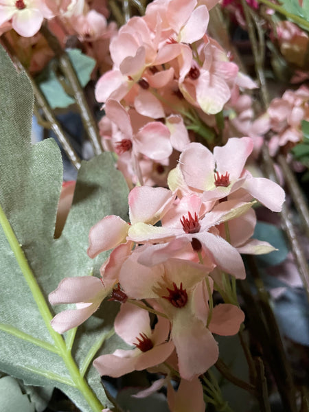 Artificial Peach Blossom Blush wedding decoration silk flower Japanese cherry