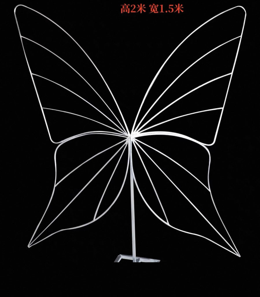 Butterfly backdrop metal stand 2m tall x1.5m wide