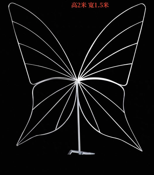 Butterfly backdrop metal stand 2m tall x1.5m wide